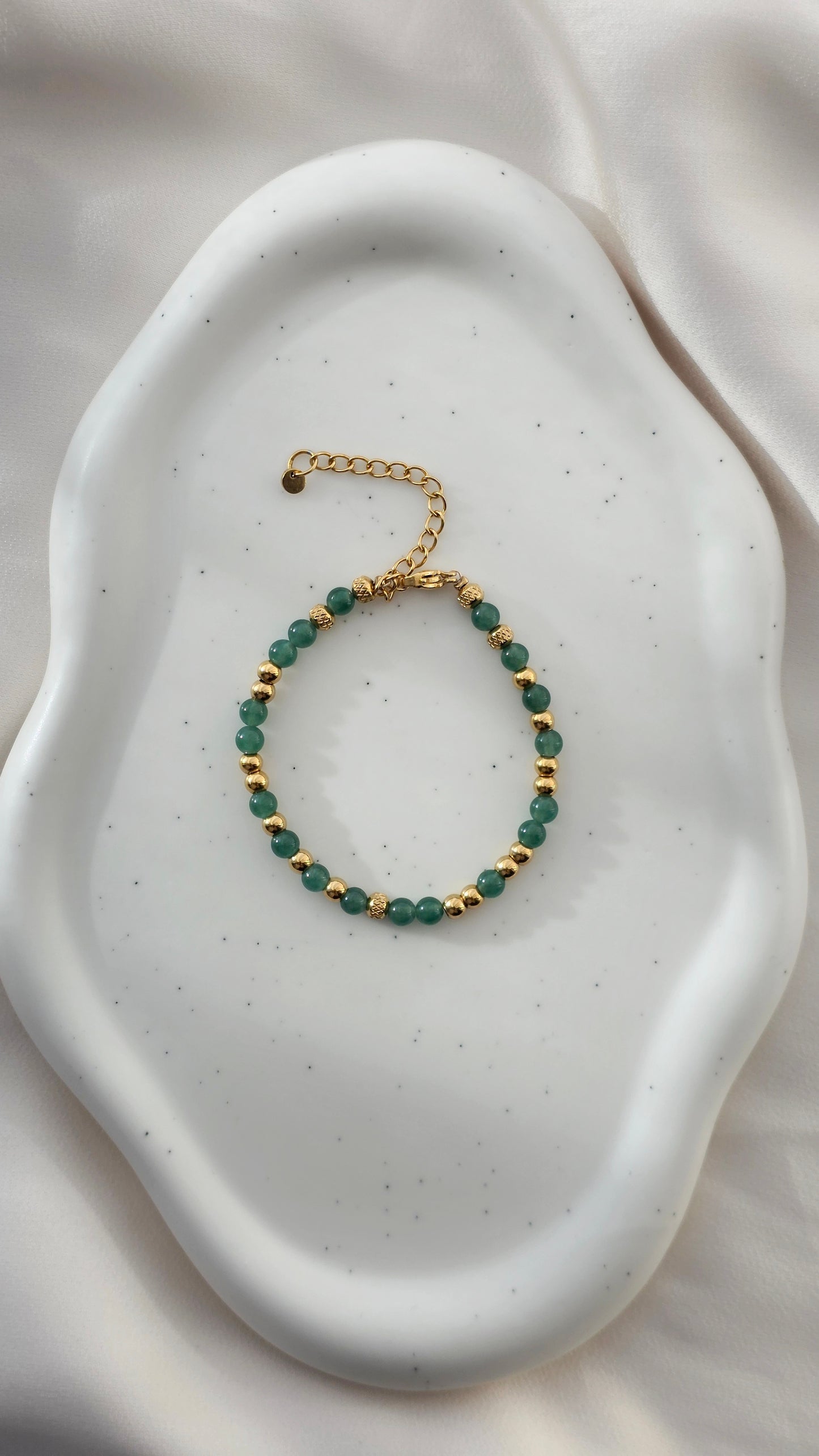 GREEN HARMONY · Edelstein Armband