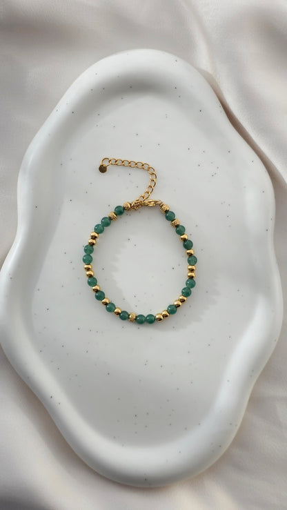 GREEN HARMONY · Edelstein Armband