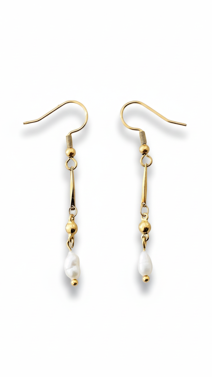 PURE DROP · Perlenohrringe