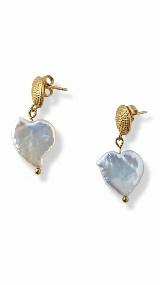 SOFT HEART · Perlenohrringe