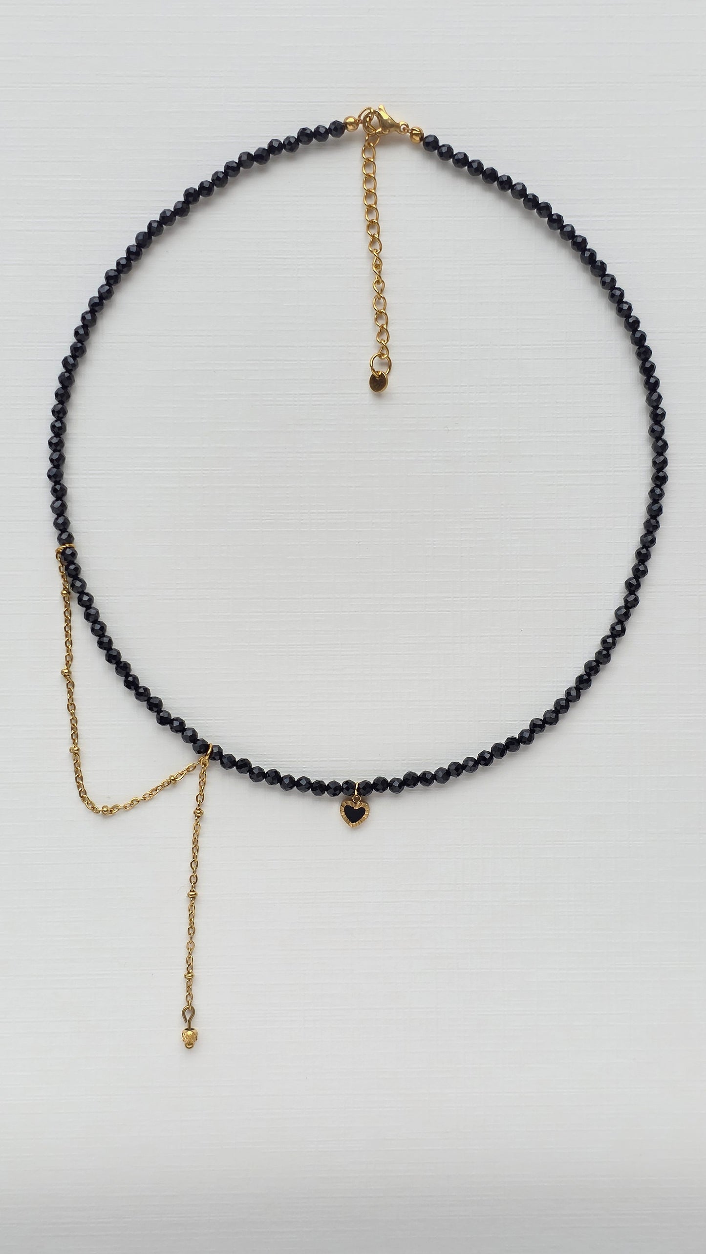 BLACK CHOKER 𖦹 Edelsteinkette
