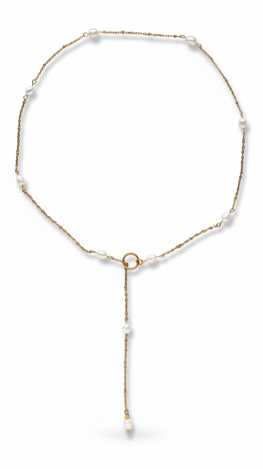 GOLDEN LINE ·  Perlenkette