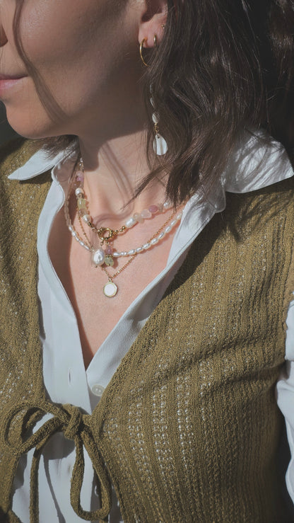 PURE PEARLS 𖦹 Süßwasserperlenkette
