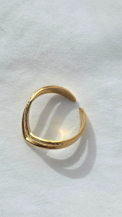GOLDEN FLOW 𖦹 Ring