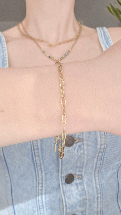 STRUCTURE BRACELET 𖦹 Paperclip Armband
