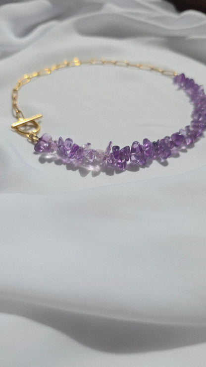 VIOLET MUSE 𖦹 Edelsteinkette
