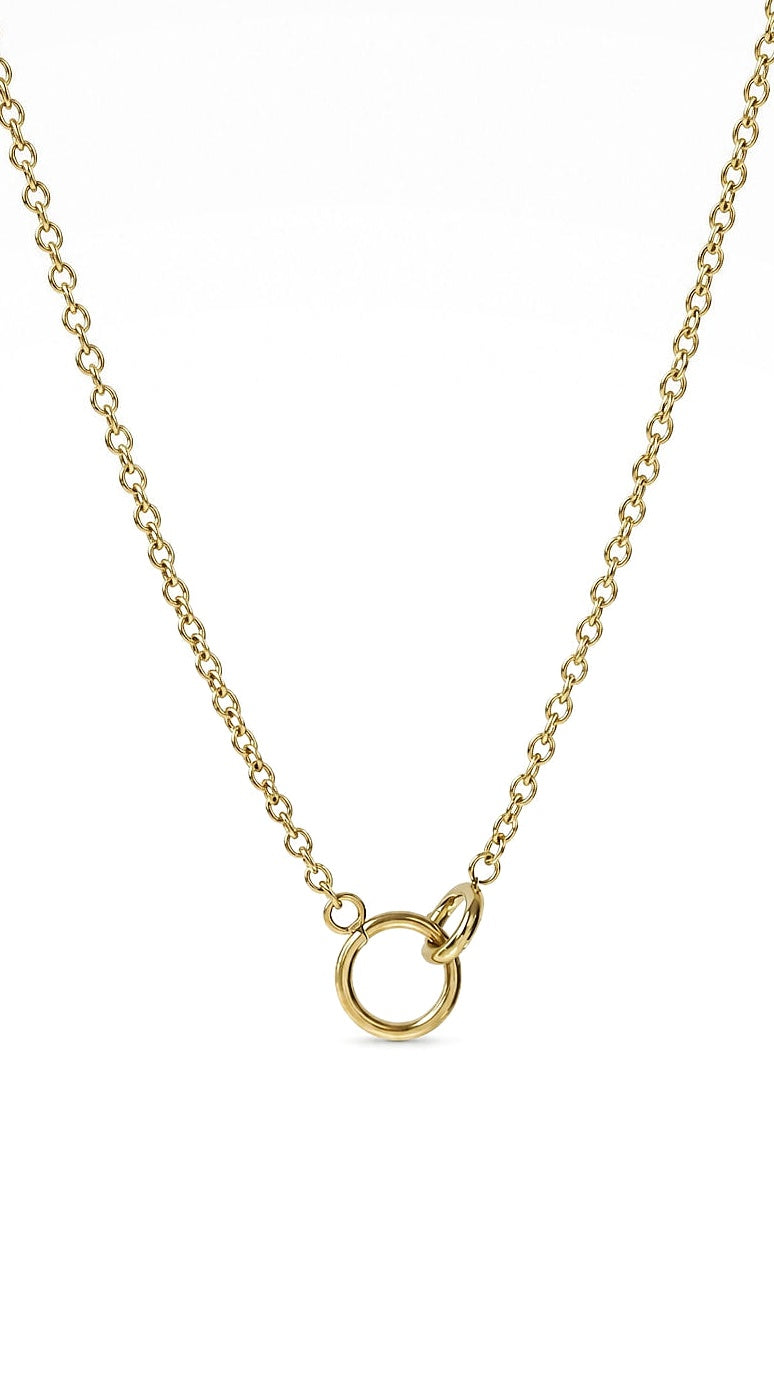 RING NECKLACE 𖦹 Basekette