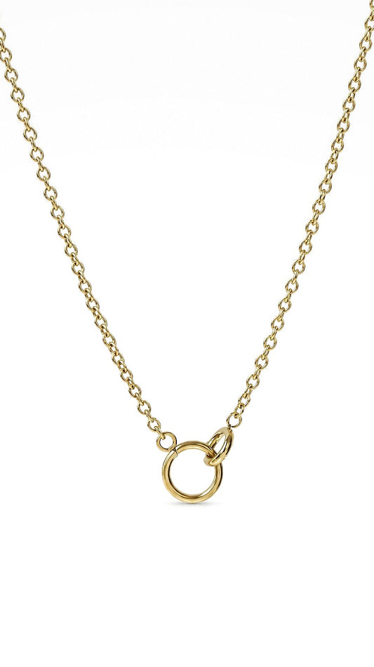 RING NECKLACE 𖦹 Basekette