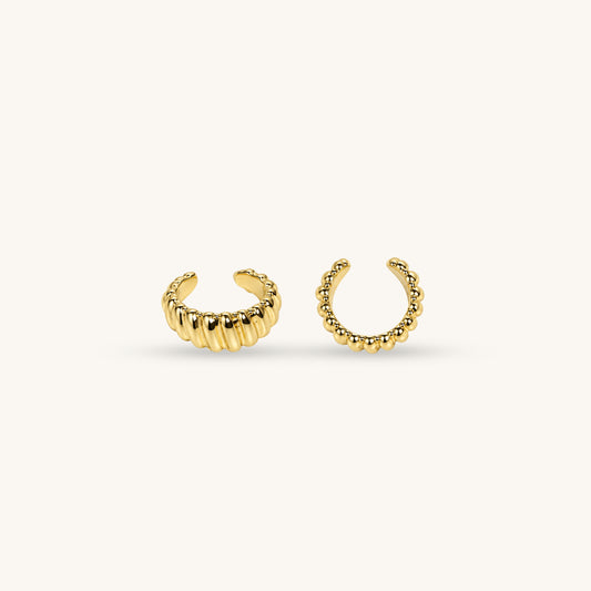 GOLDEN BUBBLES 𖦹 EARCUFF