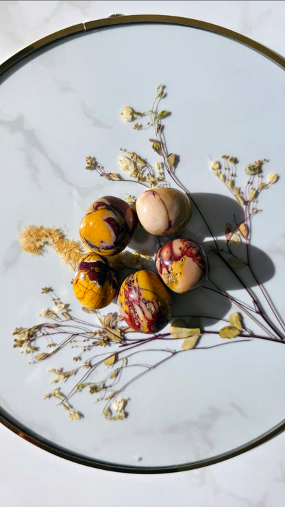 Mookait Trommelsteine