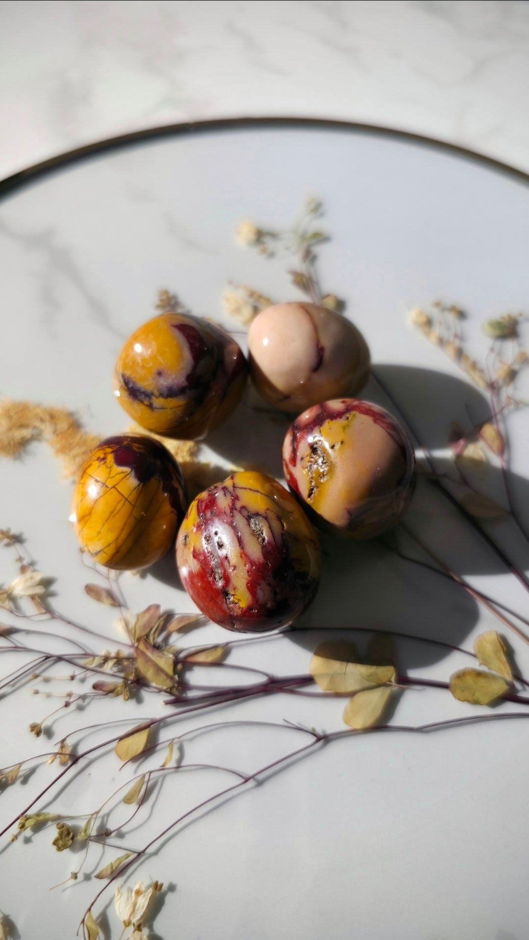 Mookait Trommelsteine