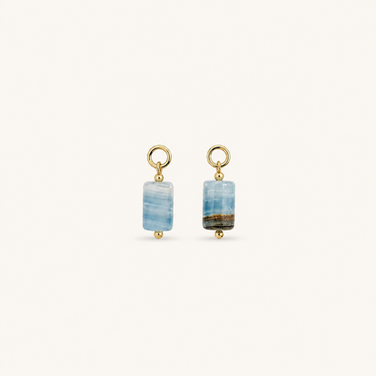 BLUE LAGOON 𖦹 Blauer Calcit Charm