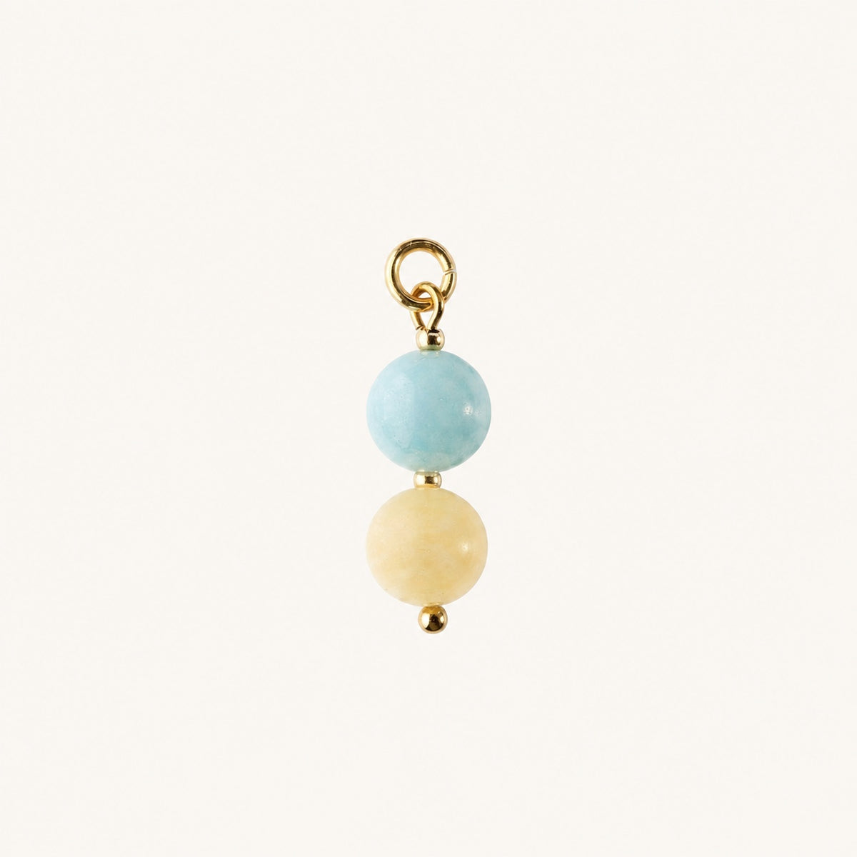 BEACH DAY 𖦹 Amazonit & Calcit Charm