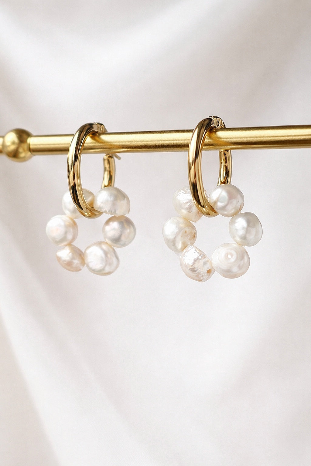 SOFT CALM · Kreolen mit Süßwasserperlen