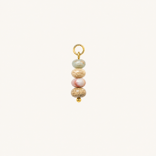 PAROS 𖦹 Aqua Terra Jaspis Charm