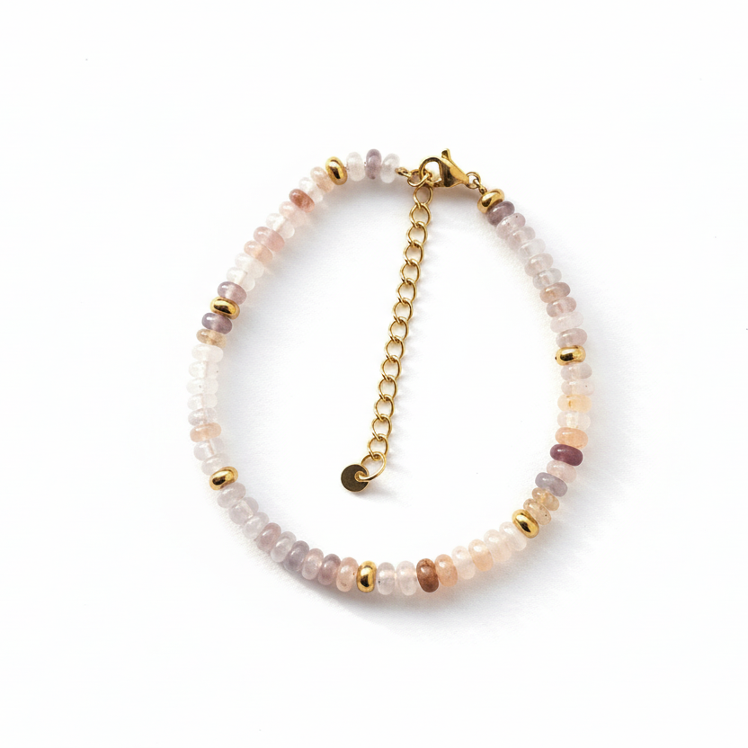 SOFT GLOW  · Multicolor Quarz Armband