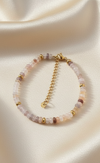 SOFT GLOW  · Multicolor Quarz Armband