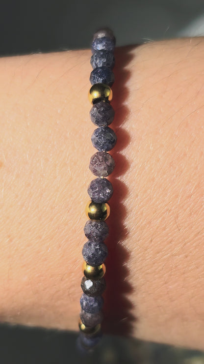 „Deep Wisdom Bracelet"  – Saphir Armband