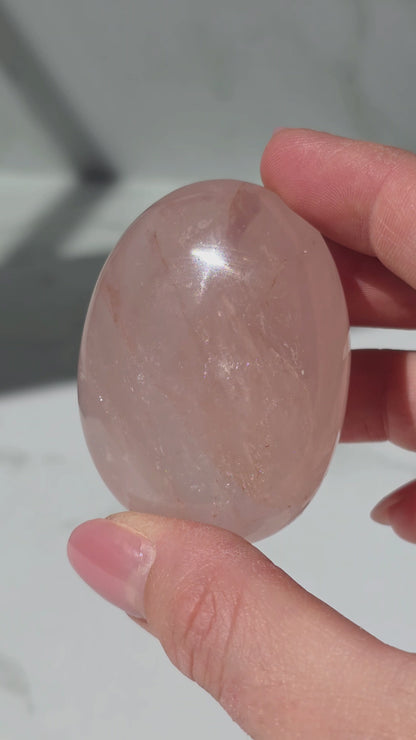 Stern-Rosenquarz Handschmeichler