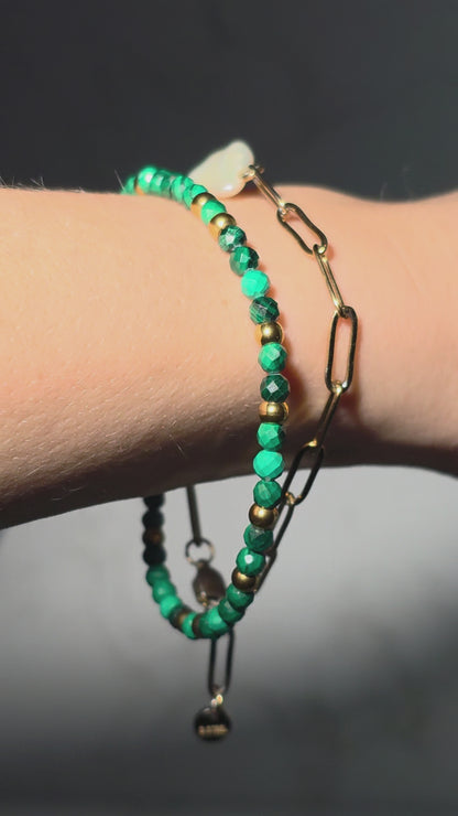 „Deep Grounding“ – Malachit Armband