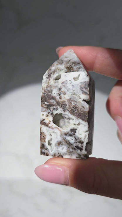 Druzy Sphalerit Turm – Funkelnde Energie & Erdverbundenheit in Perfektion