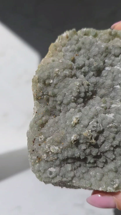 Chalcedon Cluster mit Sugar-Effekt aus Brasilien