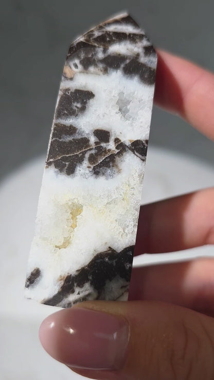 Druzy Sphalerit Turm – Funkelnde Energie & Erdverbundenheit in Perfektion