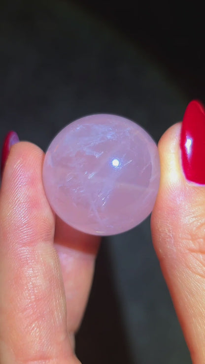 Stern-Rosenquarz Kugeln