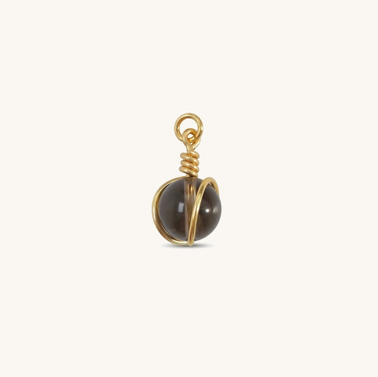 SMOKY COAST 𖦹 Rauchquarz Charm