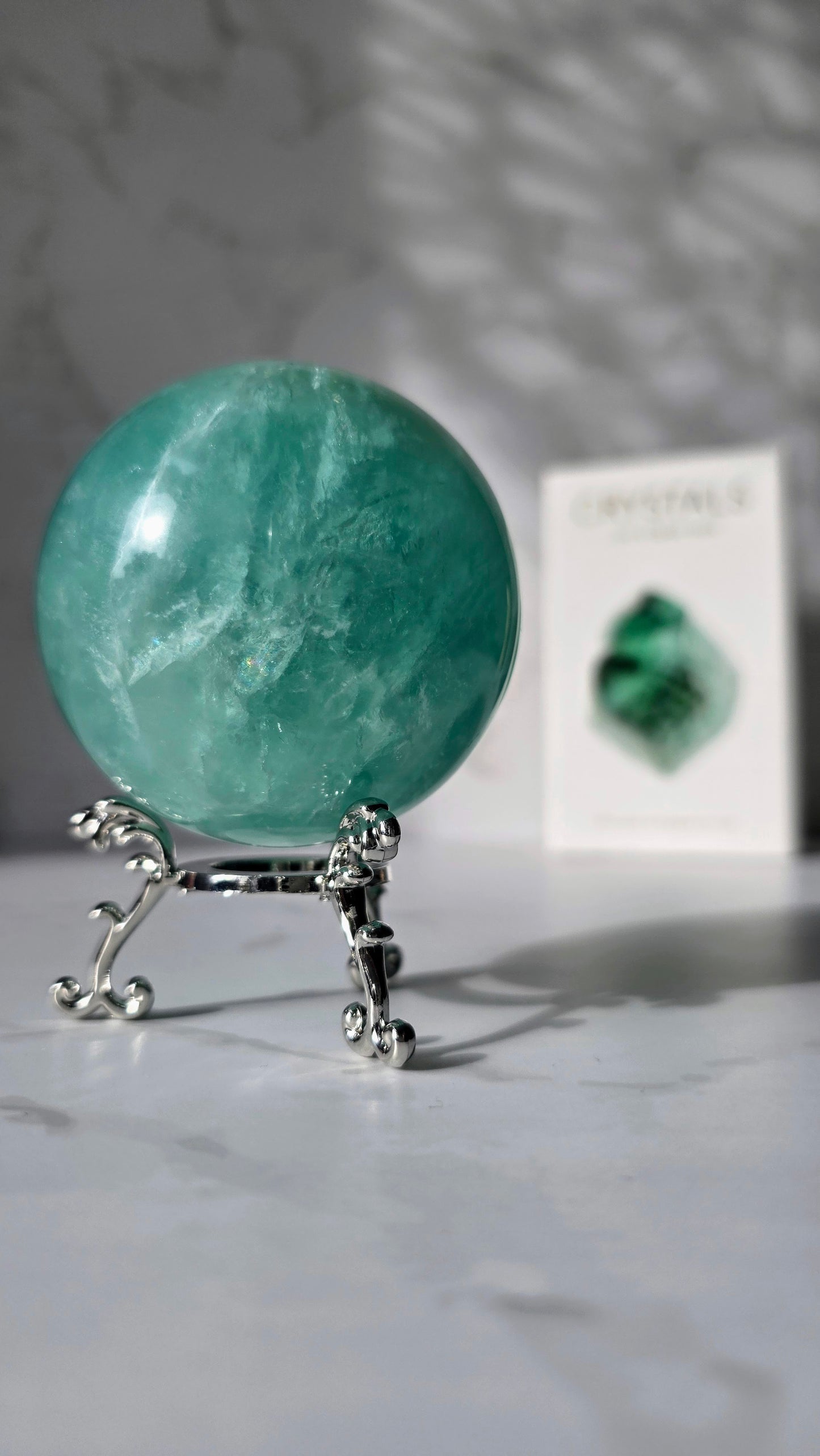 Grüne Fluorit Kugel A-Qualität