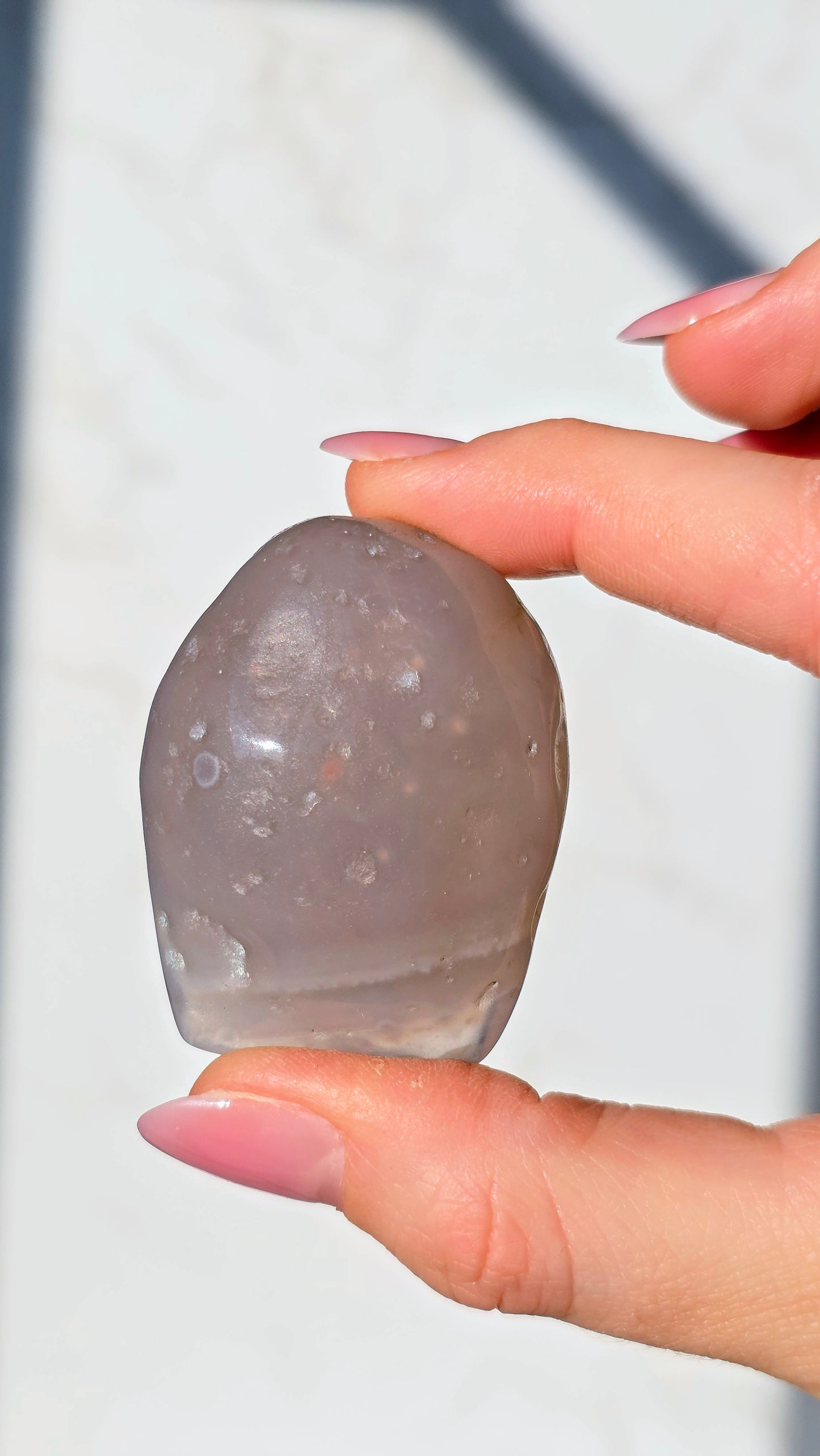 Enhydros (Urwasser eingeschlossen im Wasser-Achat)