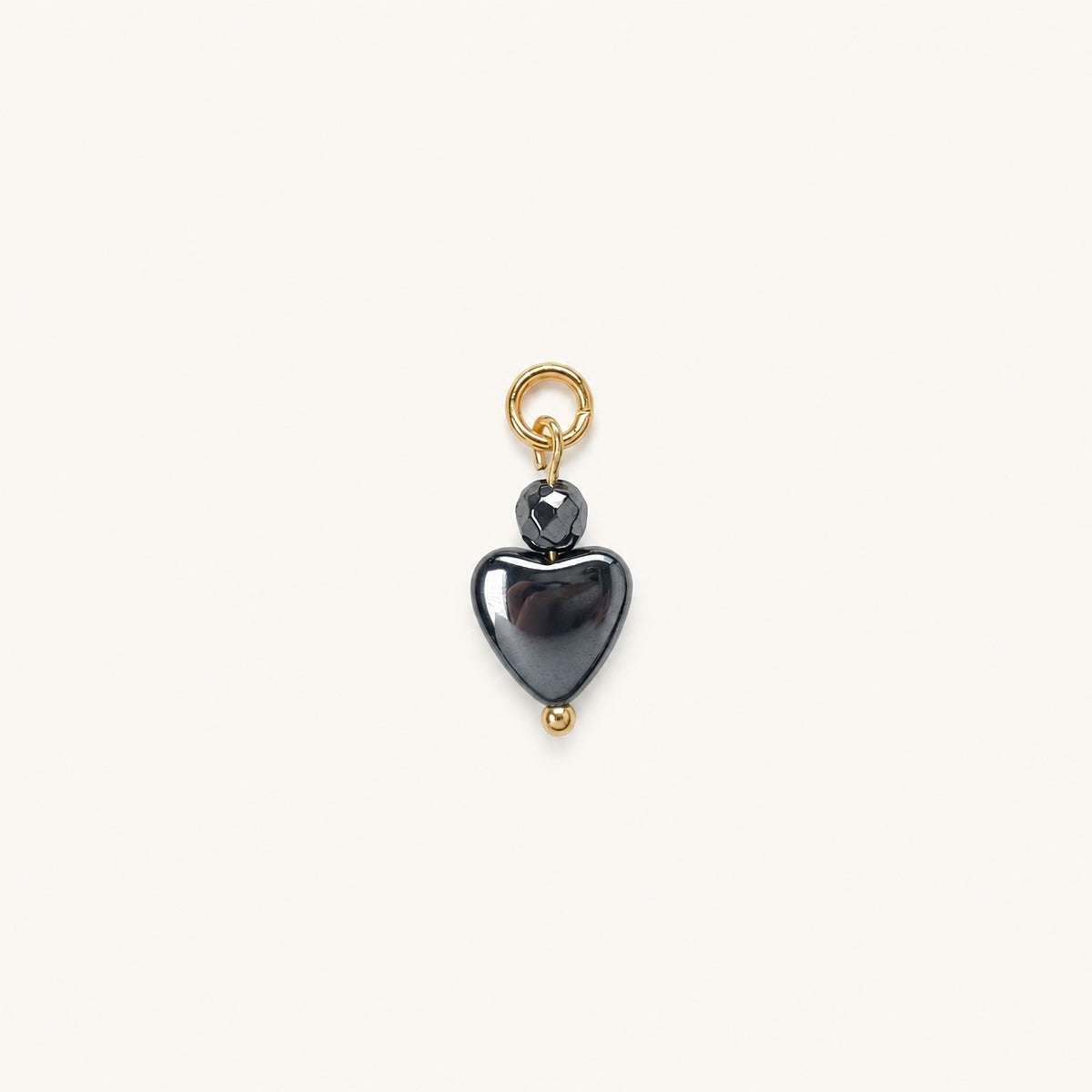 IRON HEART 𖦹 Hämatit Charm