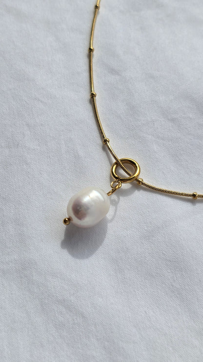 PURE PEARL 𖦹 Süßwasserperlenkette