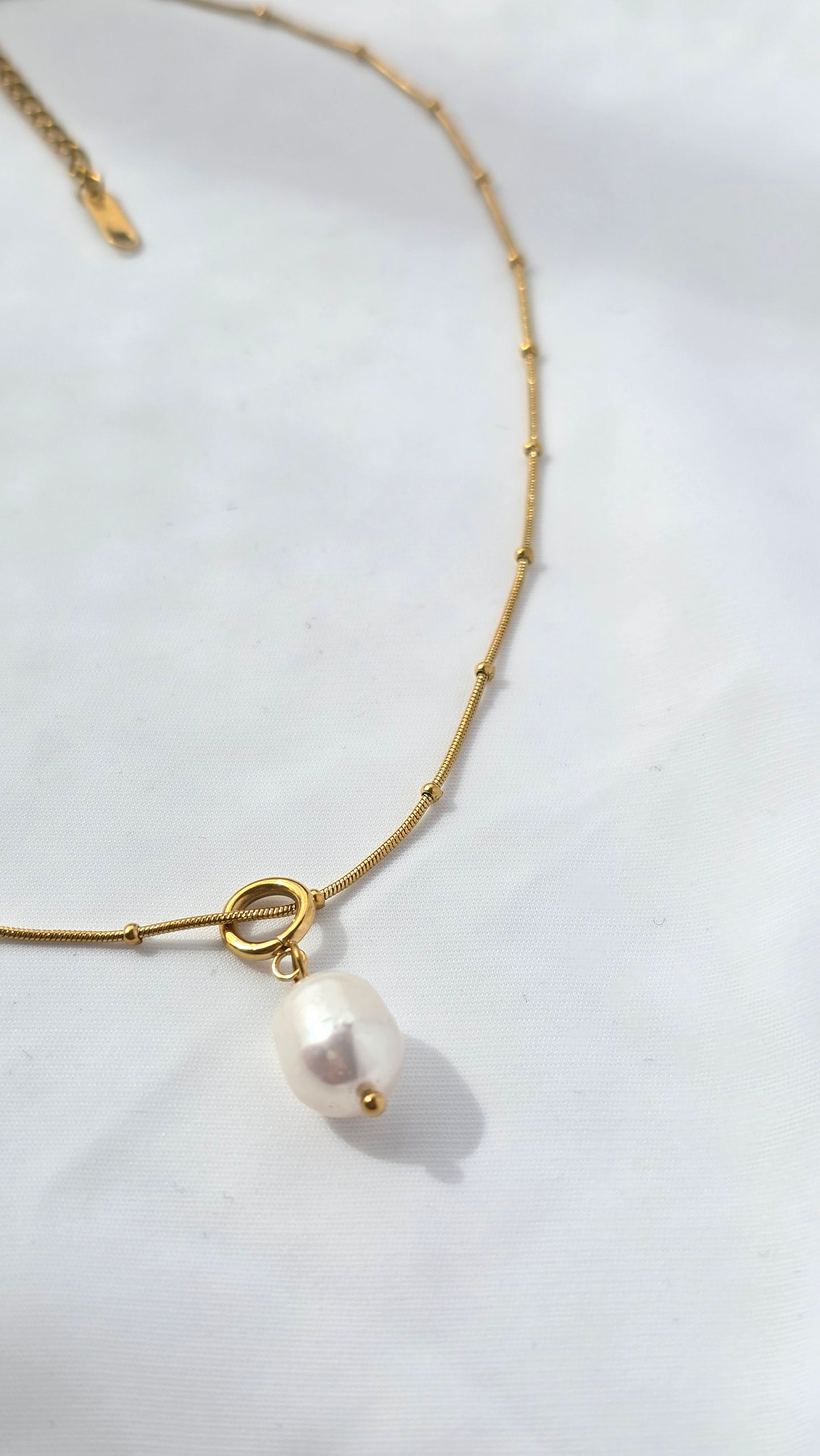 PURE PEARL 𖦹 Süßwasserperlenkette