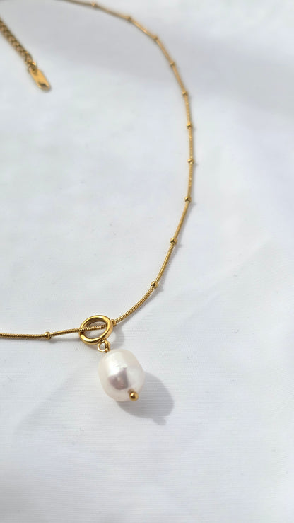PURE PEARL 𖦹 Süßwasserperlenkette