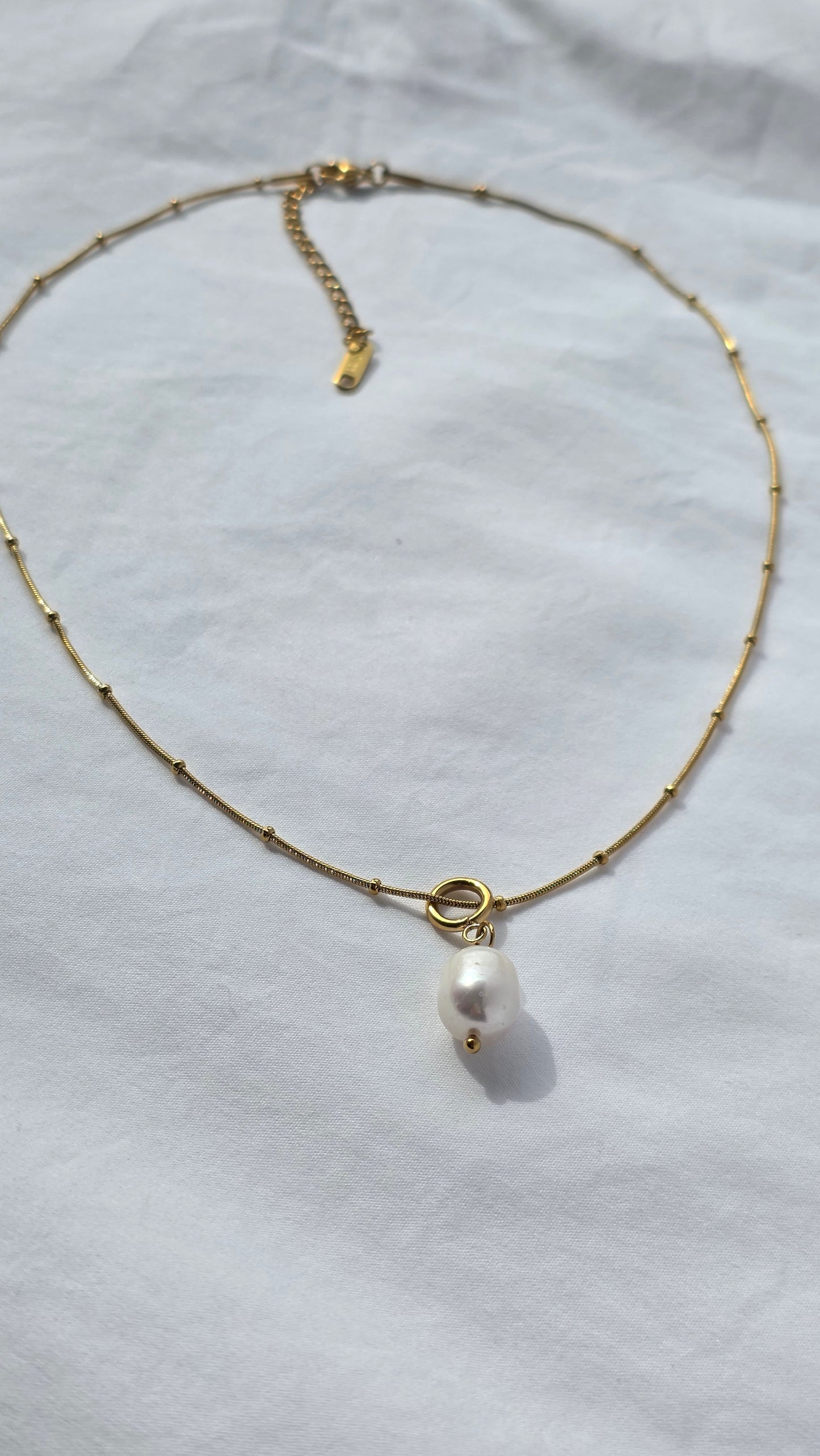 PURE PEARL 𖦹 Süßwasserperlenkette